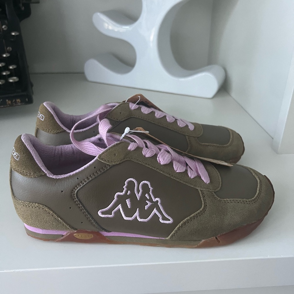 Vintage Y2K 2000’S KAPPA Olive Green Sneakers Women’s Size 7 BRAND NEW - Picture 9 of 16